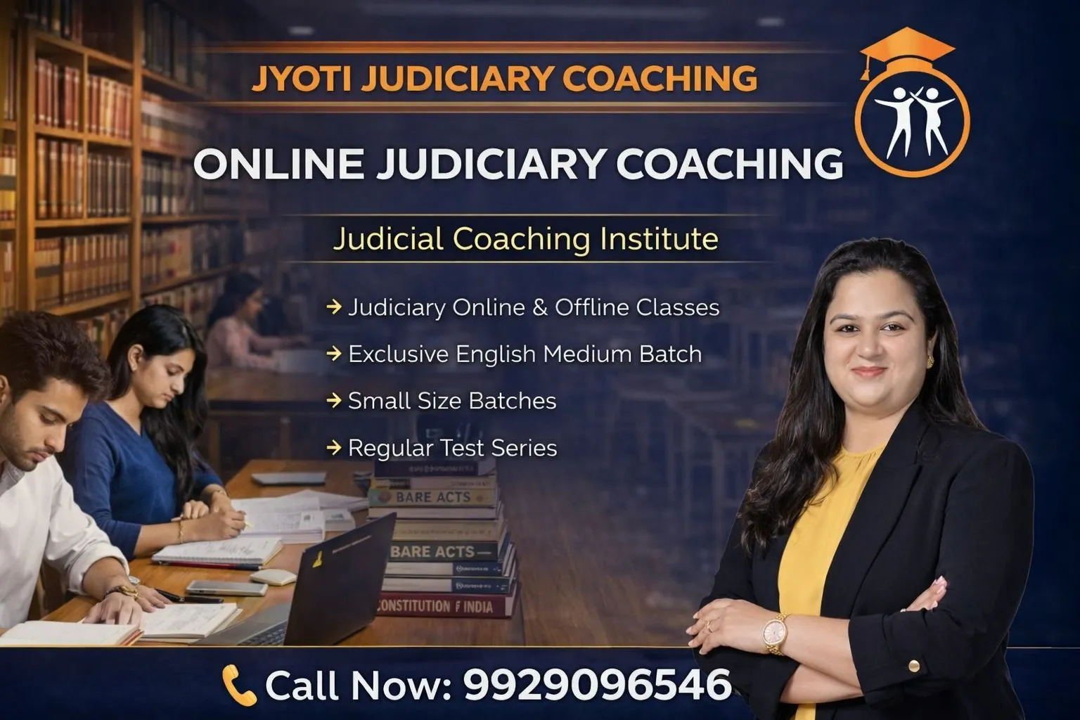 Online Judiciary Coaching in Hindi or English