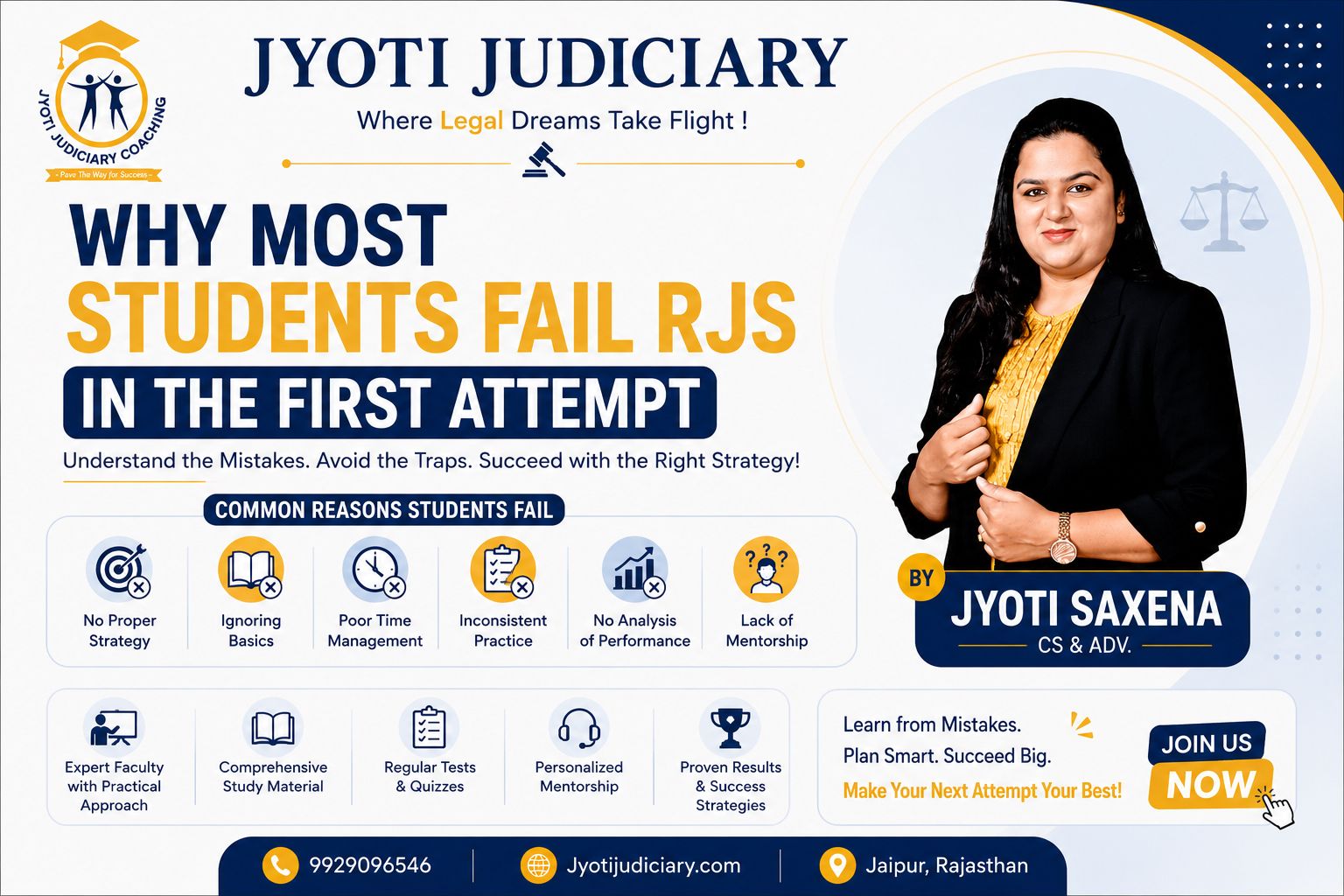 Why most students fail rjs in the first attempt