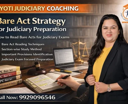 Bare Act Strategy for Judiciary
