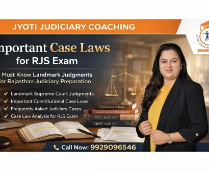 Important Case Laws for RJS Exam