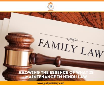 What is Maintenance in Hindu Law