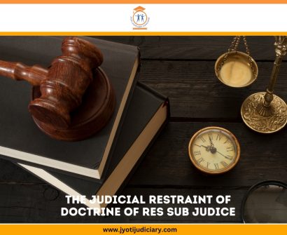 Doctrine of Res Sub Judice