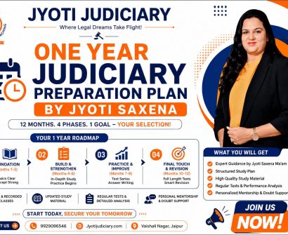 One Year Judiciary Preparation Plan