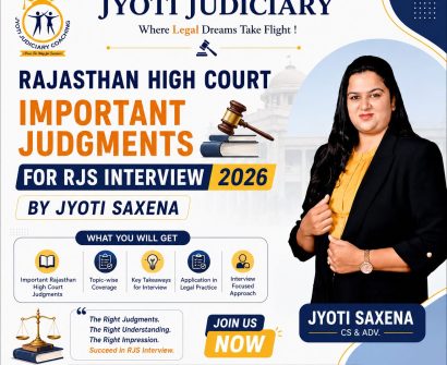 Rajhansthan high court important judgements for rjs interview 2026